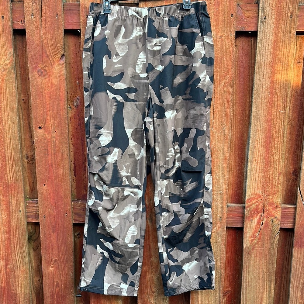 DSG Cargo Pants Brown Black White Camo Durable Design Size L